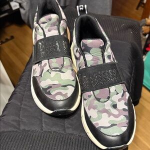 Juicy Couture Camouflage Sneakers with Cream Soles
